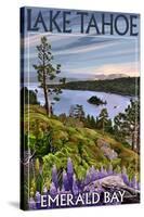 Lake Tahoe, California - Emerald Bay-Lantern Press-Stretched Canvas