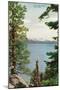 Lake Tahoe, California - Freels Peak View from Lake-Lantern Press-Mounted Art Print