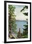 Lake Tahoe, California - Freels Peak View from Lake-Lantern Press-Framed Art Print