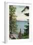 Lake Tahoe, California - Freels Peak View from Lake-Lantern Press-Framed Art Print