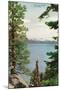 Lake Tahoe, California - Freels Peak View from Lake-Lantern Press-Mounted Art Print