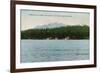 Lake Tahoe, California - McKinney, Moana Villas Showing the Rubicon Peaks-Lantern Press-Framed Art Print