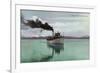 Lake Tahoe, California - Steamer Tahoe Scene-Lantern Press-Framed Art Print