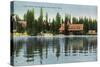 Lake Tahoe, California - Steamer Tahoe View of Tahoe Tavern, Casino-Lantern Press-Stretched Canvas