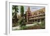 Lake Tahoe, California - Tahoe Tavern Exterior-Lantern Press-Framed Art Print