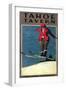 Lake Tahoe, California - Tahoe Tavern Promo Poster-Lantern Press-Framed Art Print