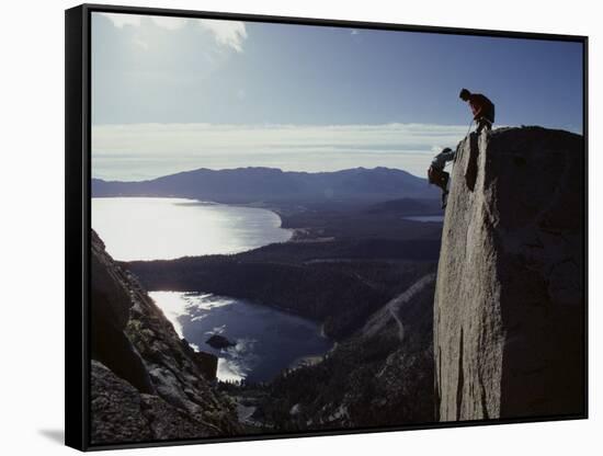 Lake Tahoe, California, USA-null-Framed Stretched Canvas