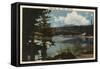 Lake Tahoe, California - View of Meeks Bay-Lantern Press-Framed Stretched Canvas