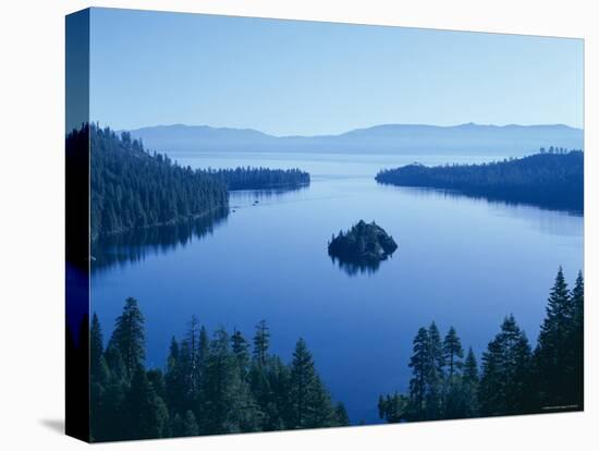 Lake Tahoe, Emerald Bay, Dawn , Tahoe, California, USA-Steve Vidler-Stretched Canvas