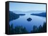 Lake Tahoe, Emerald Bay, Dawn , Tahoe, California, USA-Steve Vidler-Framed Stretched Canvas