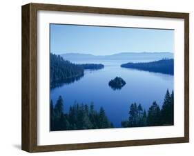 Lake Tahoe, Emerald Bay, Dawn , Tahoe, California, USA-Steve Vidler-Framed Photographic Print