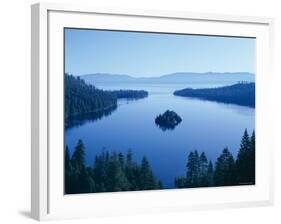 Lake Tahoe, Emerald Bay, Dawn , Tahoe, California, USA-Steve Vidler-Framed Photographic Print