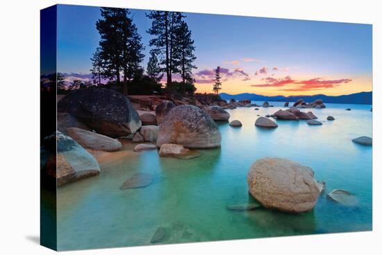 Lake Tahoe IIX-null-Stretched Canvas