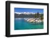 Lake Tahoe & Mountains-null-Framed Premium Giclee Print