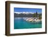 Lake Tahoe & Mountains-null-Framed Premium Giclee Print