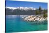 Lake Tahoe & Mountains-null-Stretched Canvas