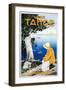 Lake Tahoe Promotional Poster - Lake Tahoe, CA-Lantern Press-Framed Art Print