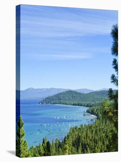 Lake Tahoe Scene, California, United States of America, North America-Michael DeFreitas-Stretched Canvas