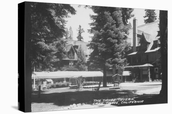 Lake Tahoe Tavern in Lake Tahoe, CA Photograph - Lake Tahoe, CA-Lantern Press-Stretched Canvas