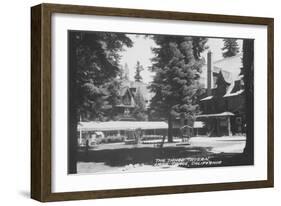 Lake Tahoe Tavern in Lake Tahoe, CA Photograph - Lake Tahoe, CA-Lantern Press-Framed Art Print