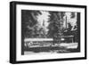 Lake Tahoe Tavern in Lake Tahoe, CA Photograph - Lake Tahoe, CA-Lantern Press-Framed Art Print