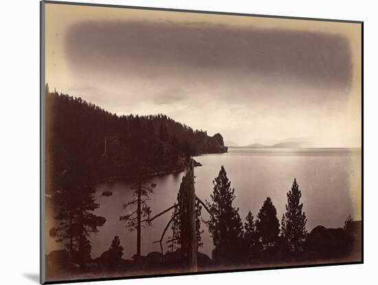 Lake Tahoe, Usa, 1860-80-Carleton Emmons Watkins-Mounted Photographic Print
