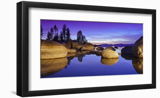Lake Tahoe V-null-Framed Art Print