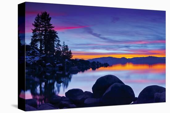Lake Tahoe VI-null-Stretched Canvas