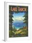 Lake Tahoe-Kerne Erickson-Framed Giclee Print