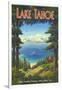 Lake Tahoe-Kerne Erickson-Framed Giclee Print