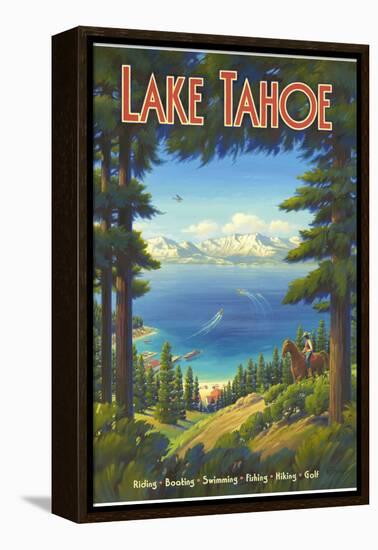 Lake Tahoe-Kerne Erickson-Framed Stretched Canvas