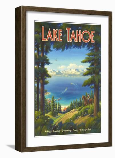 Lake Tahoe-Kerne Erickson-Framed Premium Giclee Print