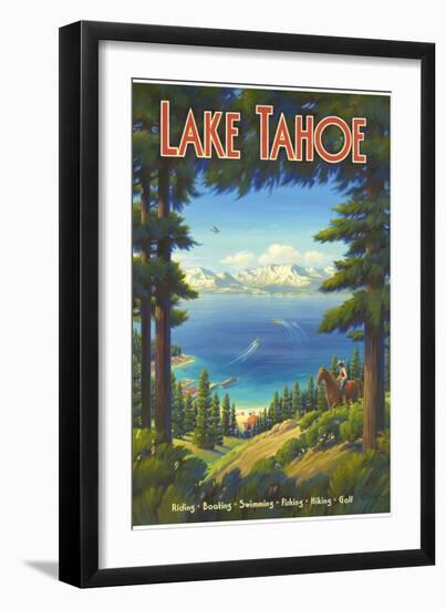 Lake Tahoe-Kerne Erickson-Framed Premium Giclee Print
