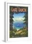 Lake Tahoe-Kerne Erickson-Framed Premium Giclee Print