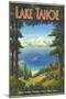 Lake Tahoe-Kerne Erickson-Mounted Premium Giclee Print
