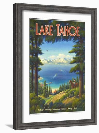 Lake Tahoe-Kerne Erickson-Framed Giclee Print