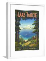 Lake Tahoe-Kerne Erickson-Framed Giclee Print