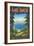 Lake Tahoe-Kerne Erickson-Framed Giclee Print