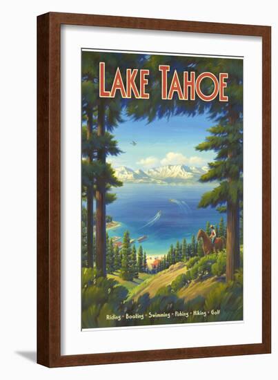 Lake Tahoe-Kerne Erickson-Framed Giclee Print