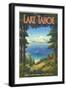 Lake Tahoe-Kerne Erickson-Framed Giclee Print