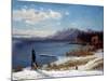 Lake Tahoe-Albert Bierstadt-Mounted Giclee Print