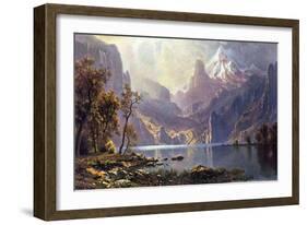 Lake Tahoe-Albert Bierstadt-Framed Art Print