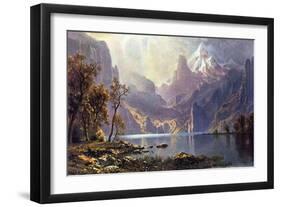 Lake Tahoe-Albert Bierstadt-Framed Art Print