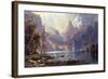 Lake Tahoe-Albert Bierstadt-Framed Art Print