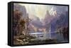 Lake Tahoe-Albert Bierstadt-Framed Stretched Canvas