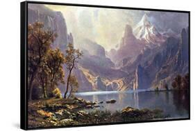 Lake Tahoe-Albert Bierstadt-Framed Stretched Canvas