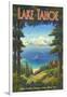 Lake Tahoe-Kerne Erickson-Framed Art Print