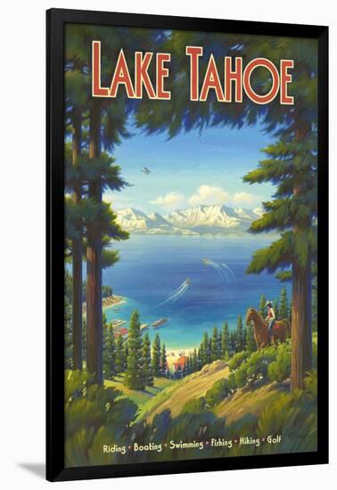 Lake Tahoe-Kerne Erickson-Framed Art Print