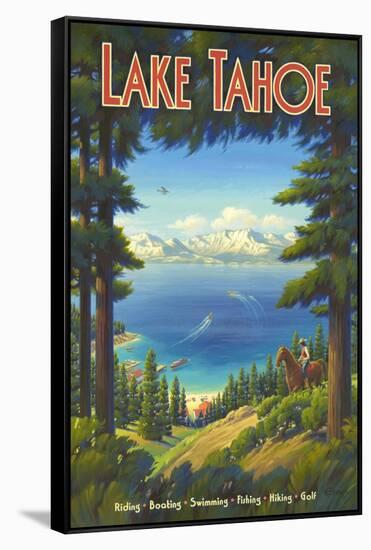 Lake Tahoe-Kerne Erickson-Framed Stretched Canvas