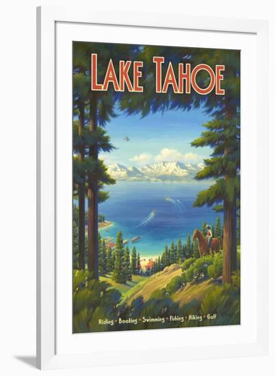 Lake Tahoe-Kerne Erickson-Framed Art Print